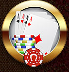 Click to play FREE online Three Card Poker Game